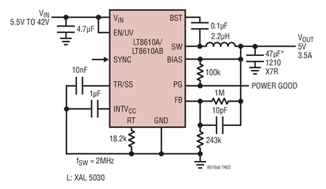 5V 2MHz Step-Down Converter