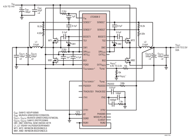 High Efficiency Step-Down DC/DC Converter with DCR Current Sensing