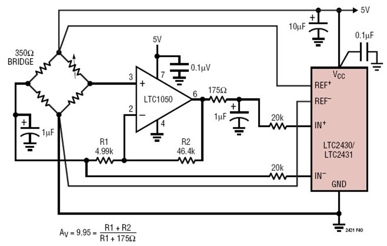 Full-Bridge Amplification Using a Single Amplifier Circuit Collection