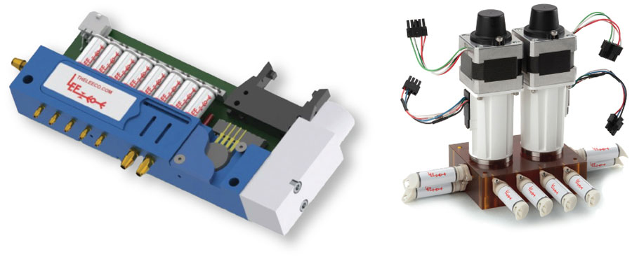 Figure 5. Example manifolds (image source: with permission by Lee Hydraulische Miniaturkomponenten GmbH/The Lee Company).