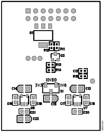 Figure 29. Board Layout—Bottom View.