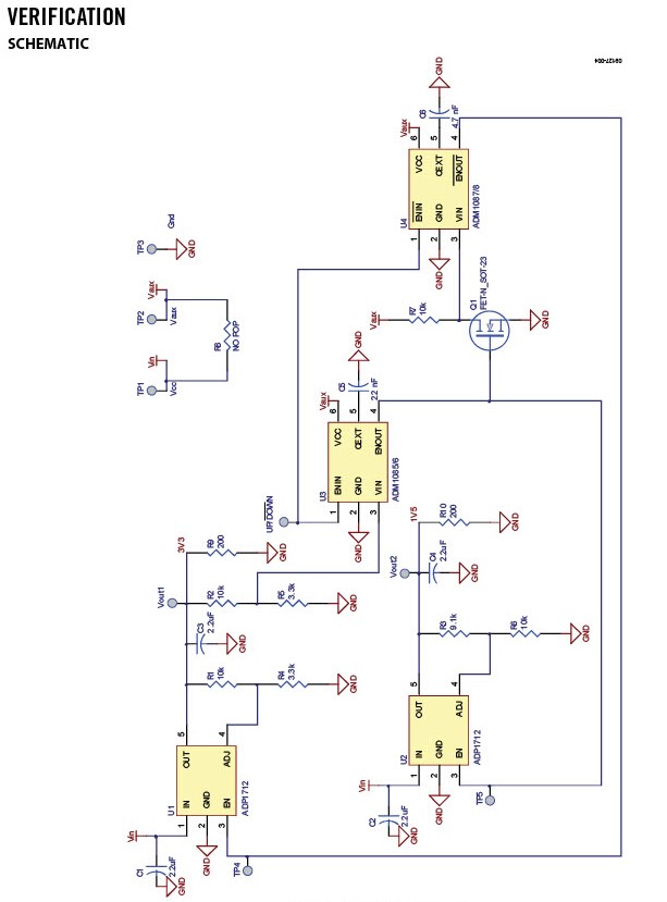 Figure 4. Schematic for Verification Circuit.