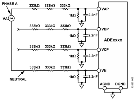 Figure 9. Phase B and phase C disconnected, case 1.