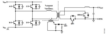 Figure 1. Full Bridge Phase Shifted Topology.