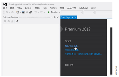 Figure 18. Create New Project. Figure 18. Create New Project.