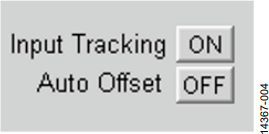 Figure 4. Input Tracking and Auto Offset.