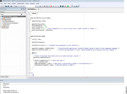 ECG Firmware in IAR Embedded Workbench