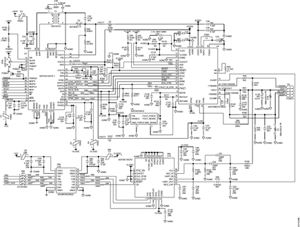 Figure 68. AD5758 and ADP1031 EMC Test Board Schematics, AD5758 Periphery Circuit