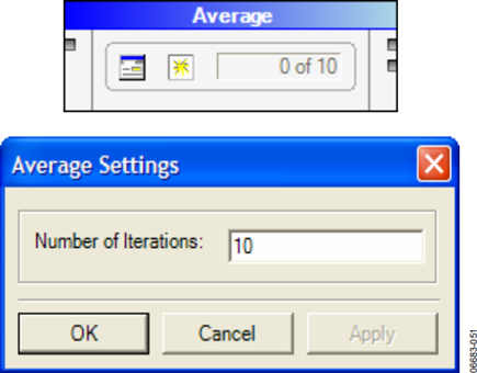 Average and Settings Form