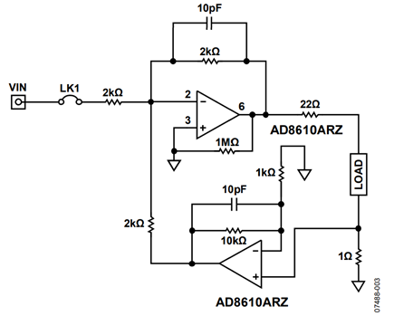 Figure 3. 10 mA current source/sink