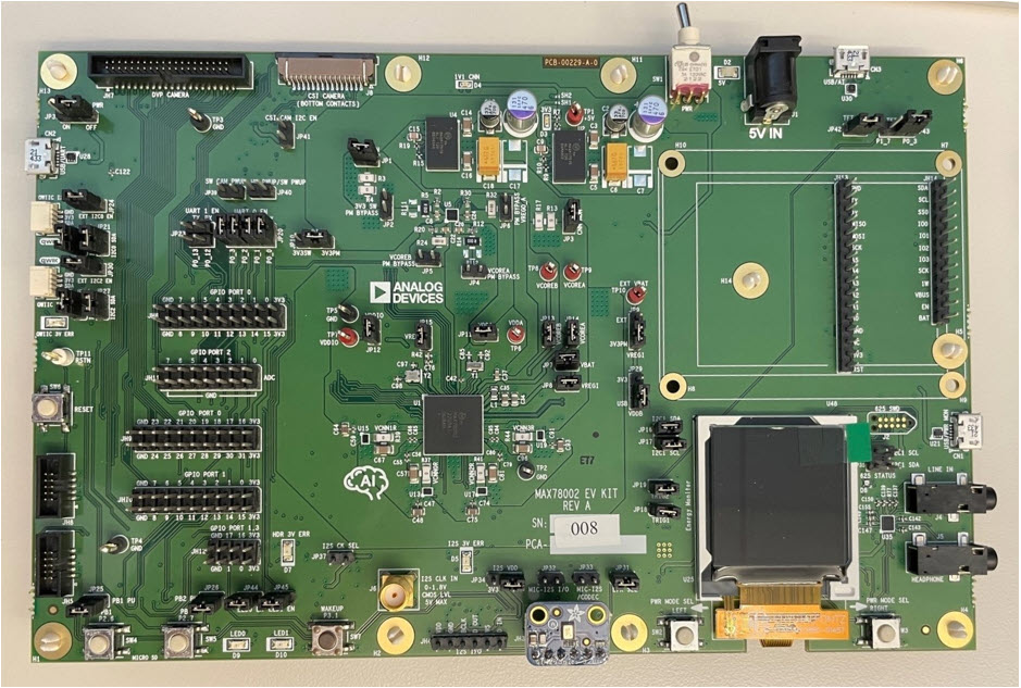 Figure 3. MAX78002 EV kit jumper setting for power measurement.