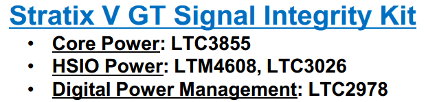 LTC Parts List