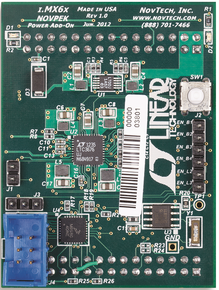 NOVPEK i.MX6Q/D Dev Kit - Bottom View