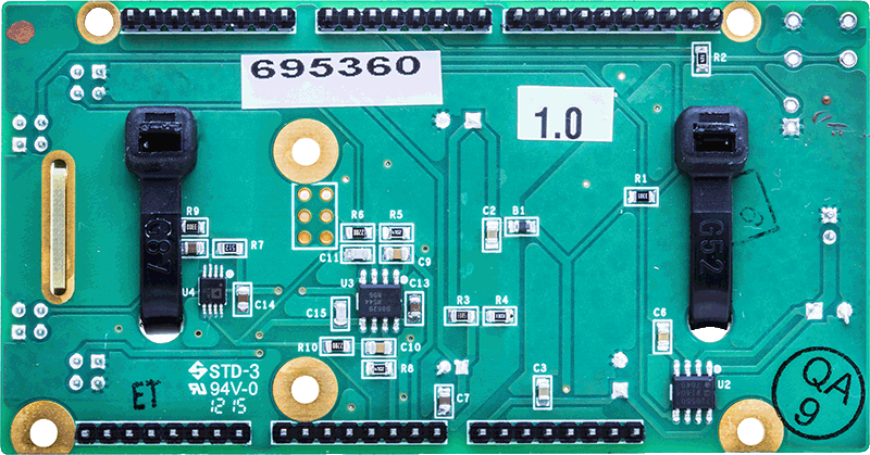 CN0338 Evaluation Board - Bottom View