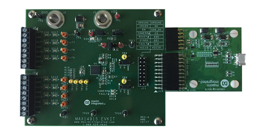 MAX14915EVKIT: Board Photo