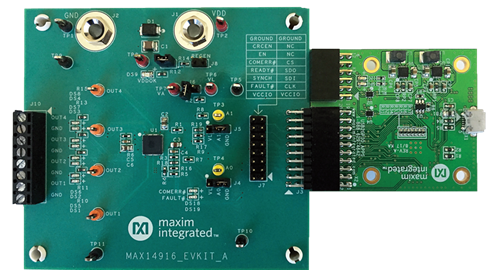 MAX14916EVKIT: Board Photo