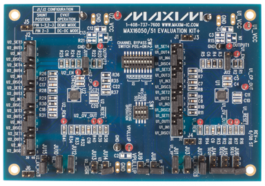 MAX16050EVKIT: Board Photo