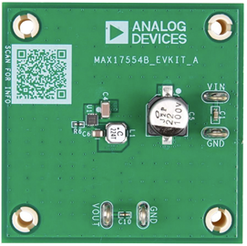 MAX17554BEVKIT: Board Photo