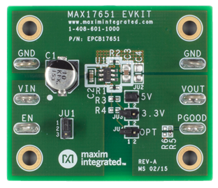 MAX17651EVKIT: Board Photo