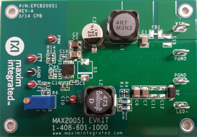 MAX20051EVKIT: Board Photo