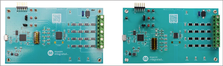 MAX22530EVKIT, MAX22531EVKIT: Board Photo