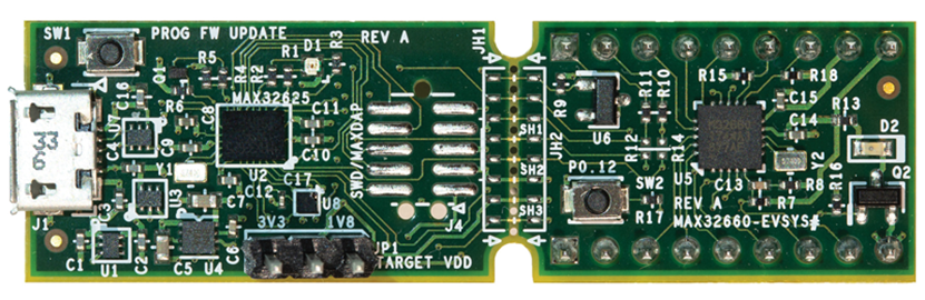 MAX32660-EVSYS: Board Photo