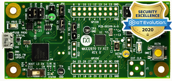 MAX32670EVKIT: Board Photo