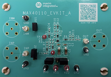 MAX40110EVKIT: Board Photo