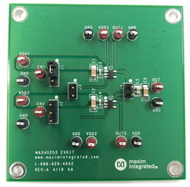 MAX40203EVKIT: Board Photo