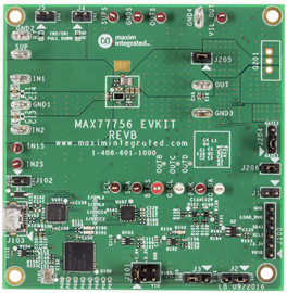 MAX77756EVKIT: MAX777650 EV Kit Board Photo