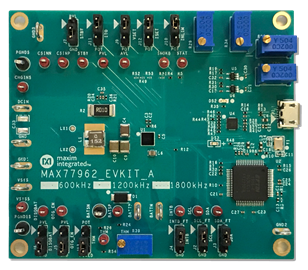 MAX77962EVKIT-06, MAX77962EVKIT-12: Board Photo