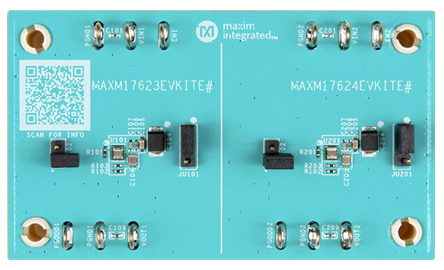 MAXM17623EVKITE, MAXM17624EVKITE: Board Photo