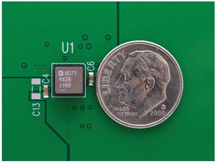 Tiny 15 A dc-to-dc µModule regulator solution using the LTM4638 on a DC2665A-B demonstration board