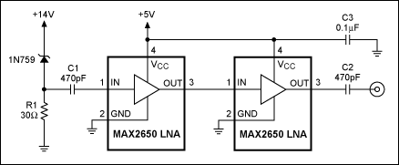 Diagram of White-noise generator circuit.