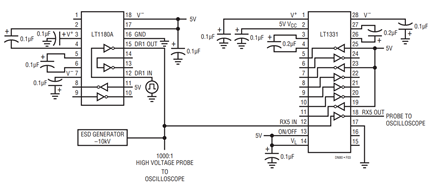 Figure 3. Operating Condition ESD Test Circuit.