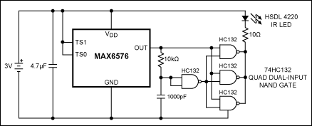 Figure 1. Temperature sensor IR-link transmitter.