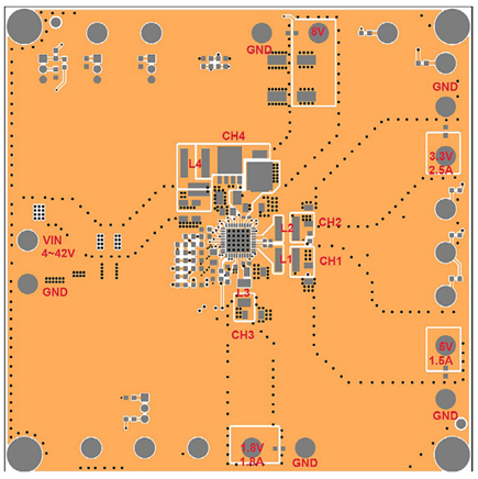 Figure 6. DC2114A PCB Top Layer View.