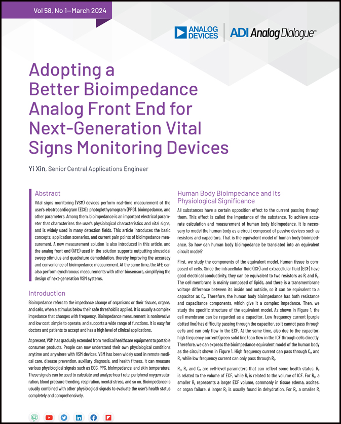 adopting a better bioimpedance afe