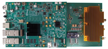  5G prototype platform with re-bandable RF front end