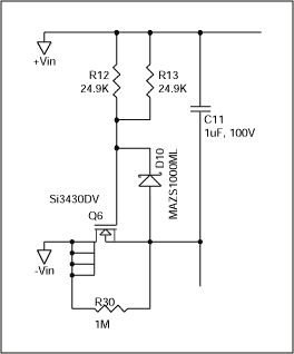 Figure 1. Reverse voltage protection.