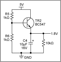 Figure 5. An AC ground and a JFET bias circuit.