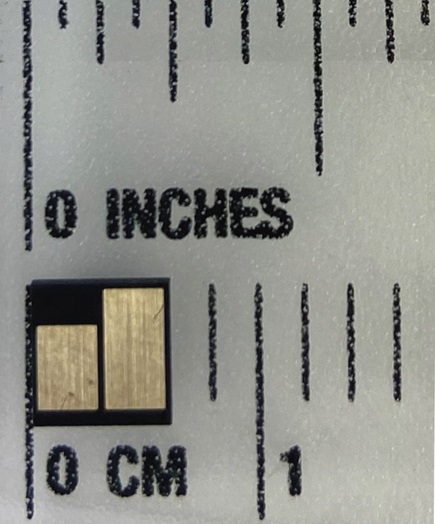 Figure 1. The 6 mm × 6 mm × 0.9 mm 1-Wire Contact Package.