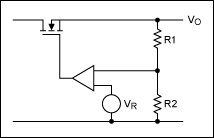 Figure 1. A conventional fixed-resistive feedback.