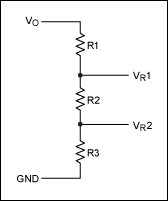 Figure 4. The initial resistor string.