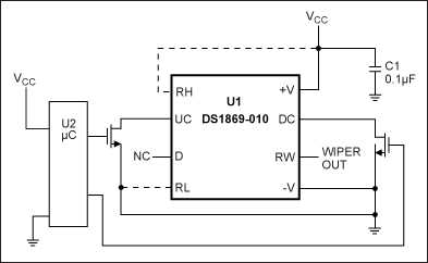 Figure 2. Dual contact mode using microprocessor signals.