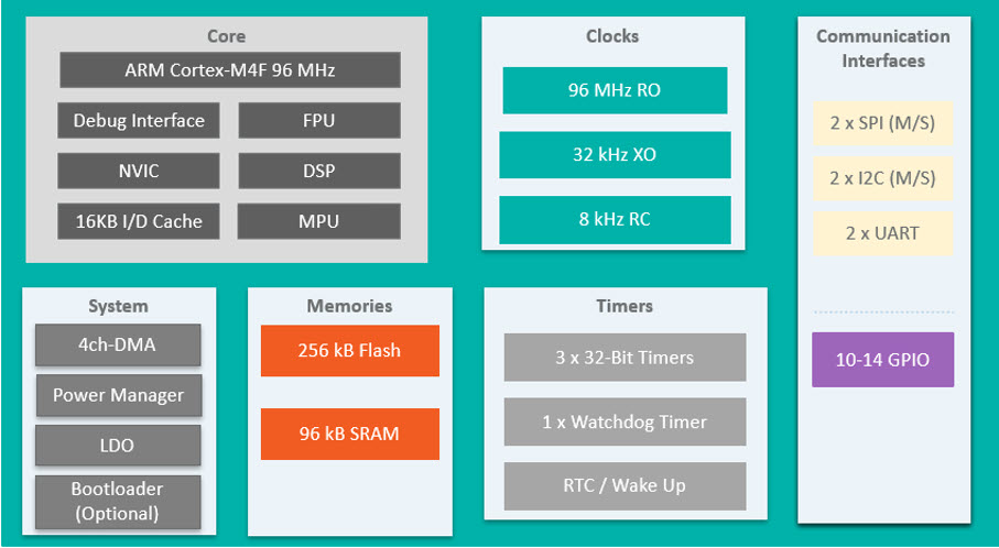 Figure 1: MCU Internal Block Diagram.