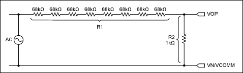 Figure 3. Voltage sensing circuit on the MAXQ3183.