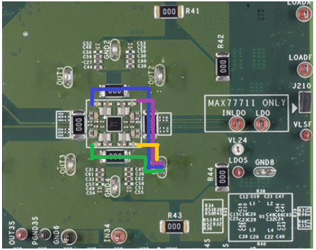 Figure 2. MAX77711 in 4Ф configuration.