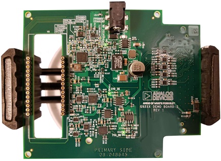 Top view of InGaAs array sensor interface board developed by Analog Devices