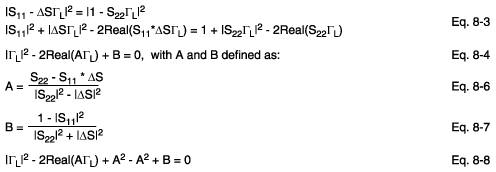 Equation 8-3, 8-4, 8-5, 8-6, 8-7 and 8-8